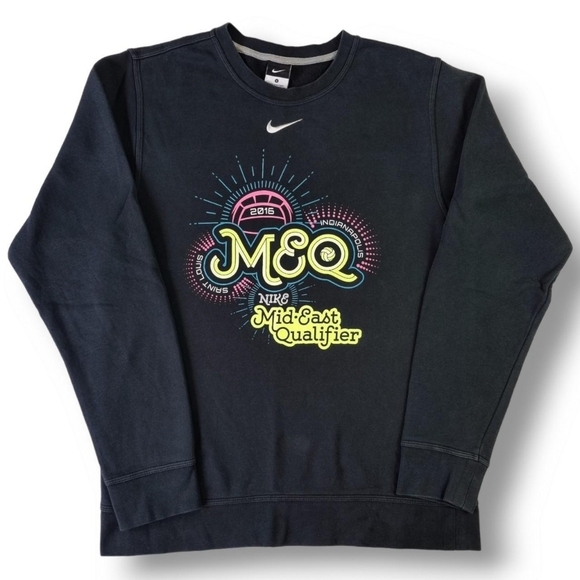 Nike Other - Nike Centre Swoosh Sweatshirt Men's 2016 Mid East Black USA Sweater Small